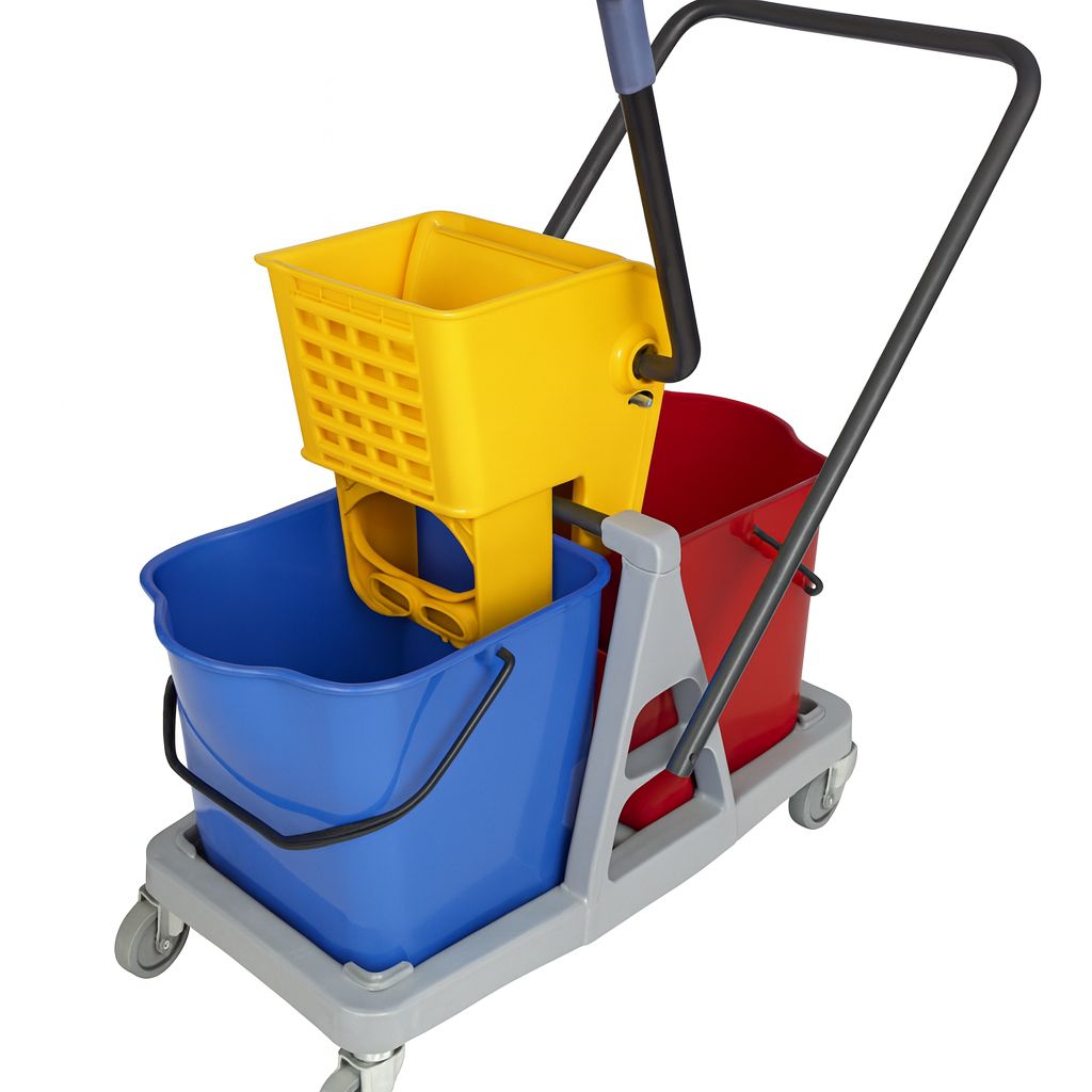 50L ECONO DOUBLE BUCKET &amp; WRINGER