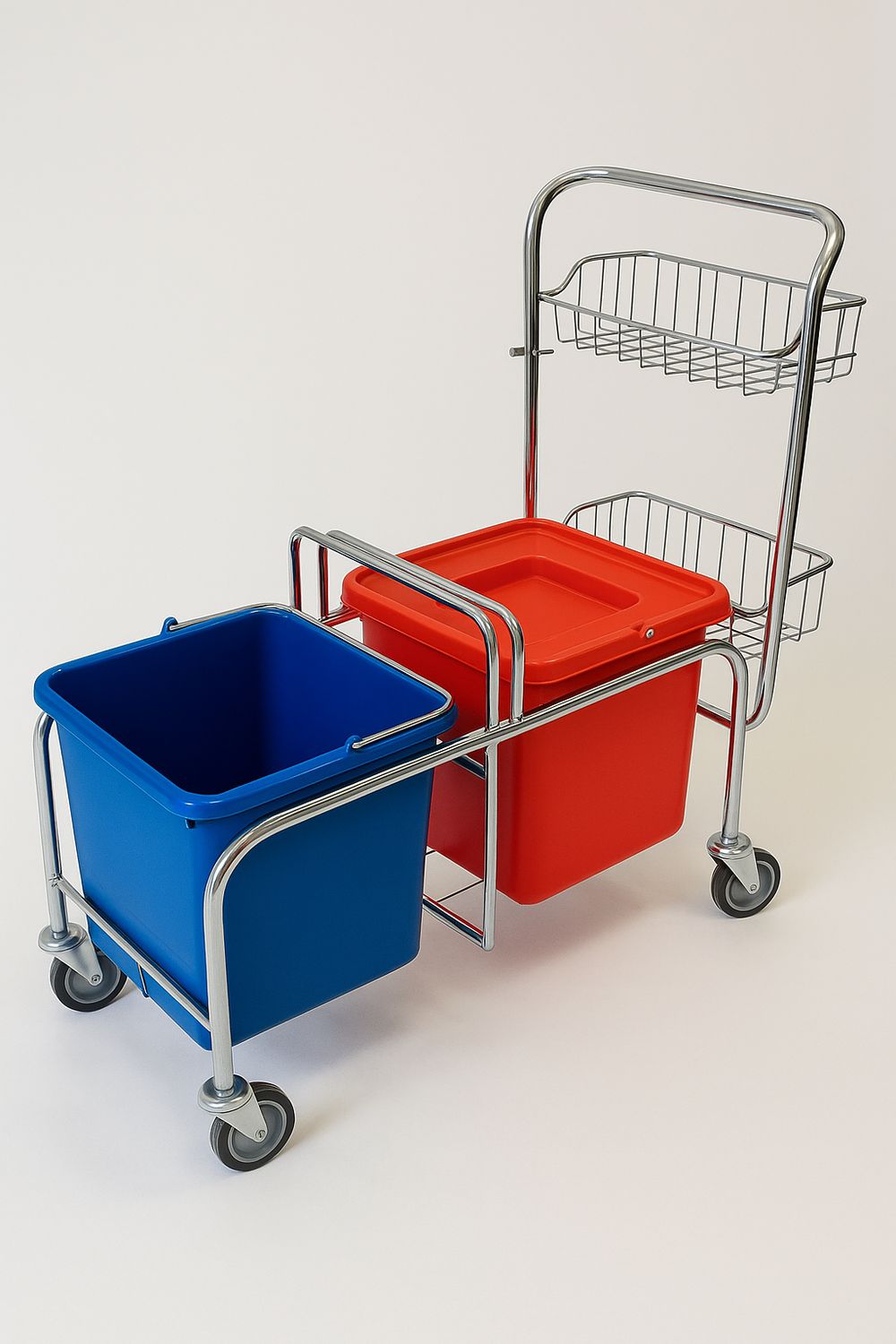 TROLLEY CAMEL COMBO DOUBLE BUCKET FRAME ONLY GALVANISED  (NO buckets included)