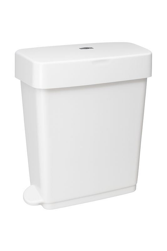 BREEZE SANI BIN 22L WHITE with PEDAL