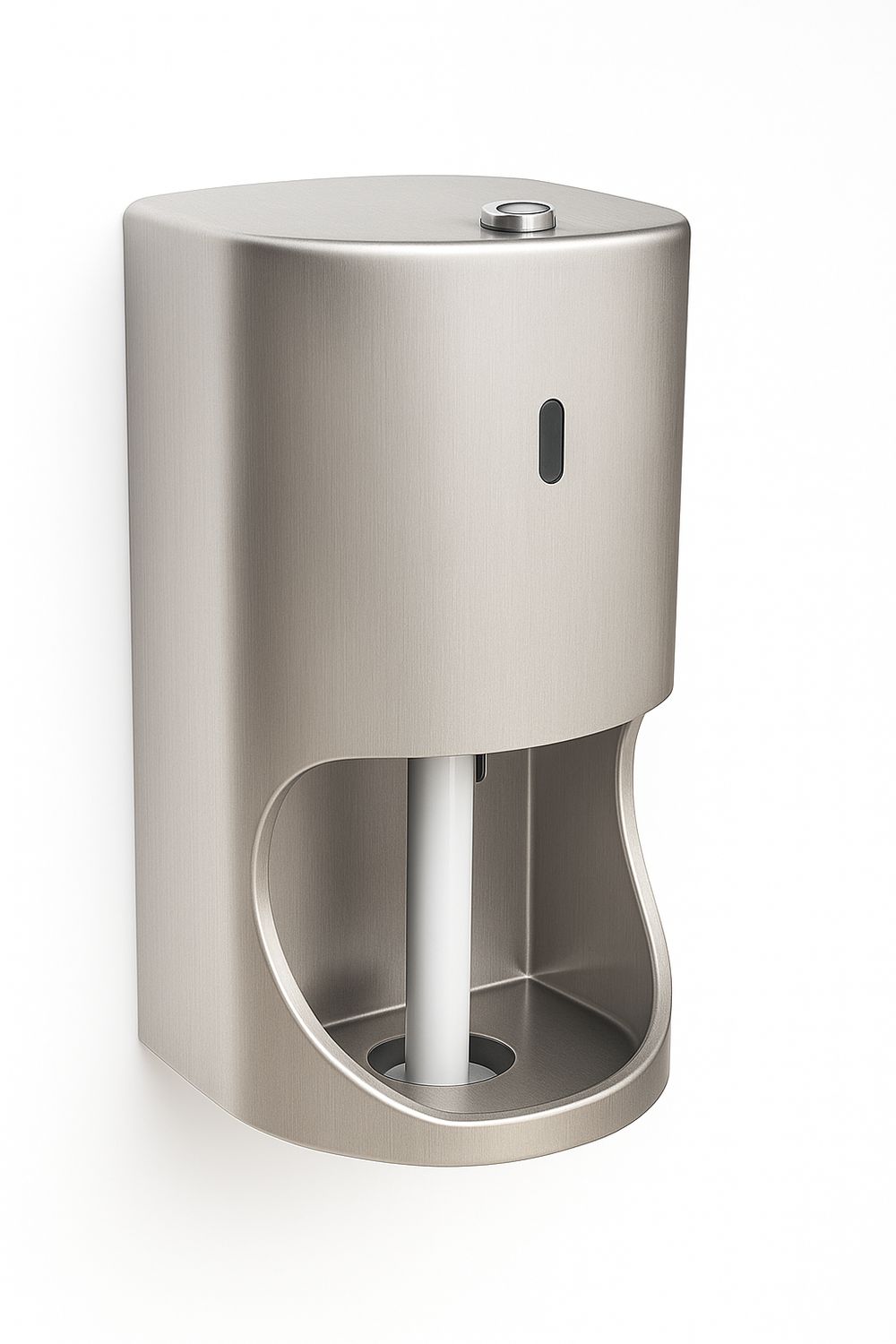 Toilet Roll Holder Lockable - Stainless Steel