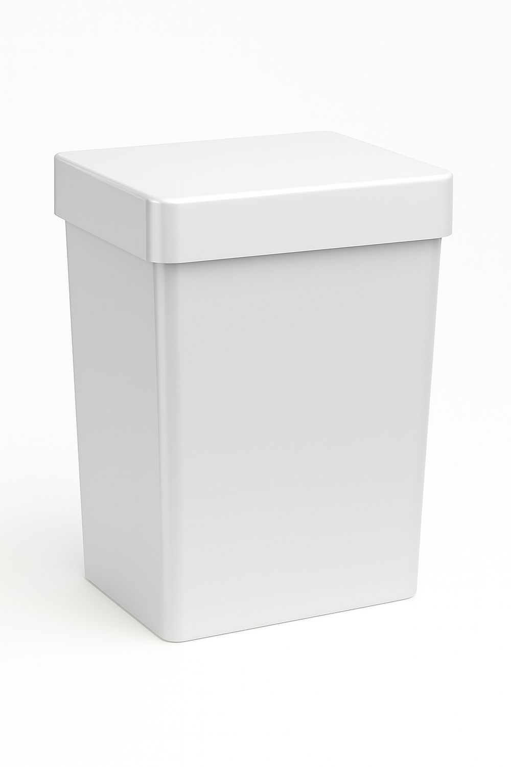 Wall Bin - White Plastic 20L
