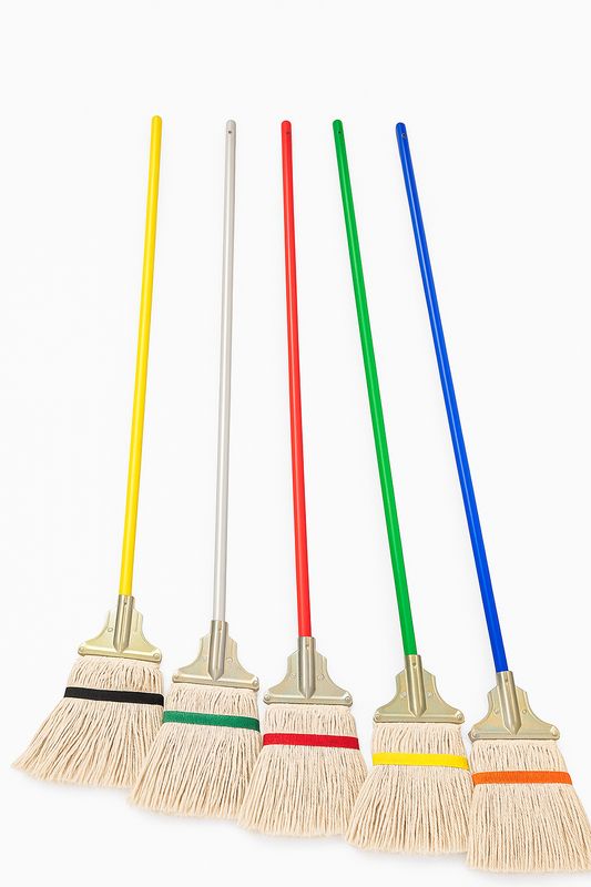 POWDER COATED METAL HANDLES WITH METAL CLIP - 25mm X 1.5m