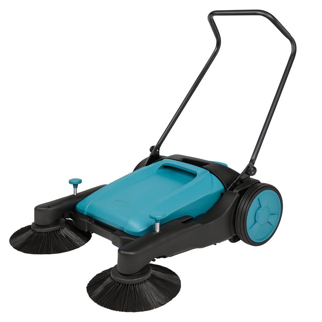 PUSH SWEEPER MANUAL BLUE