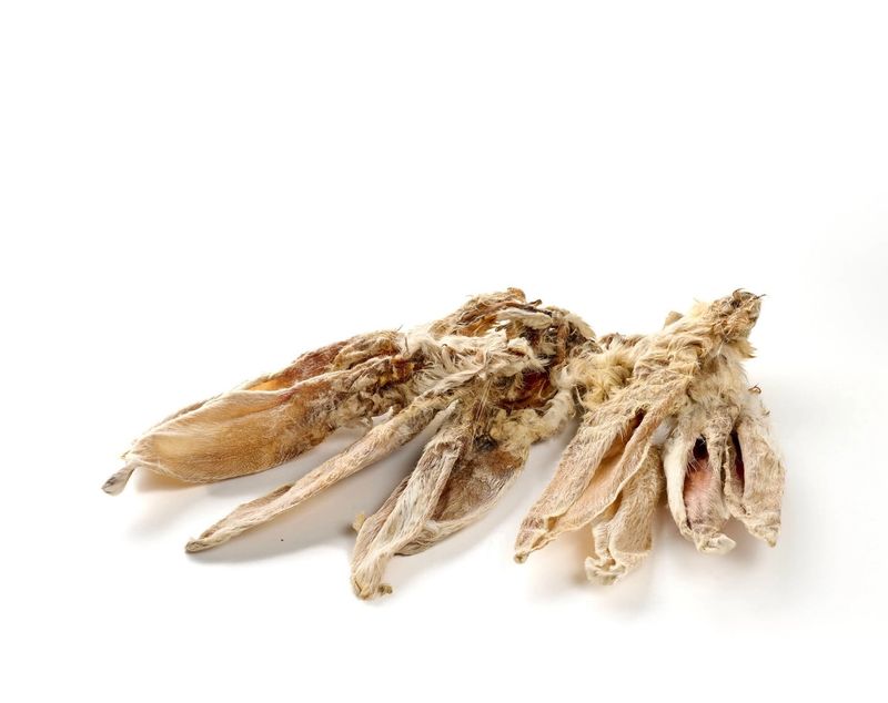 Oreilles de lapin avec fourrure 250 Grammes - Variantes possible