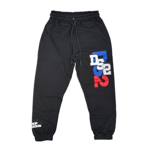Pantalone ds2 tuta nero da uomo 