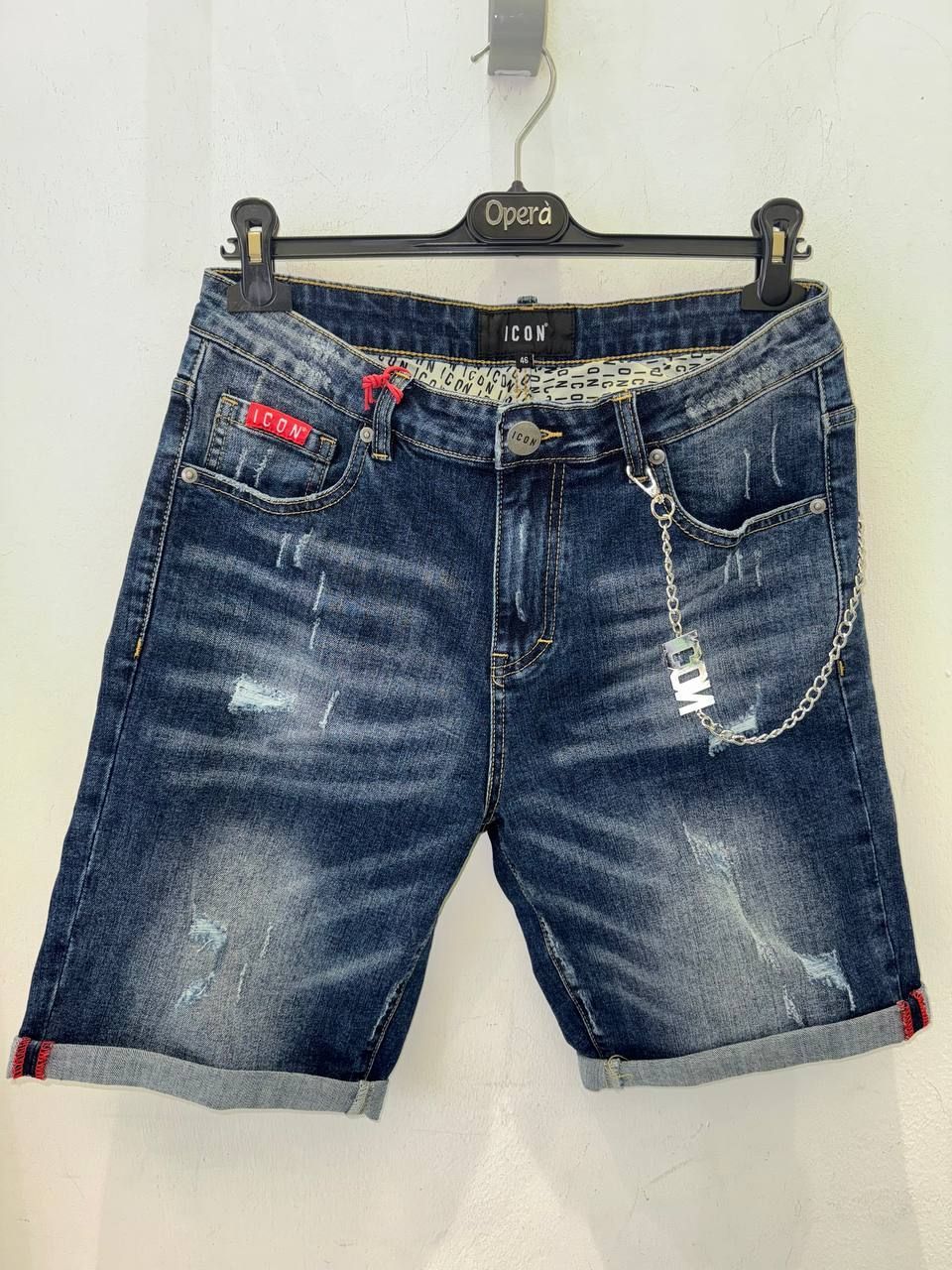 Shorts Icon Jeans blu taglia 46