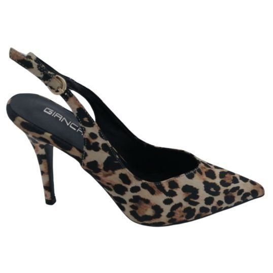 Giancarlo Paoli - Decollete Satin Leopard