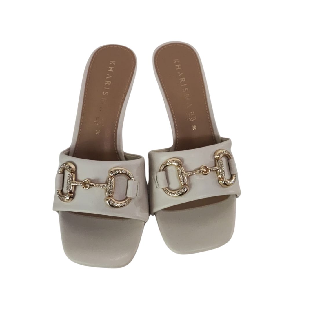 Kharisma - Sandalo mules soft off white