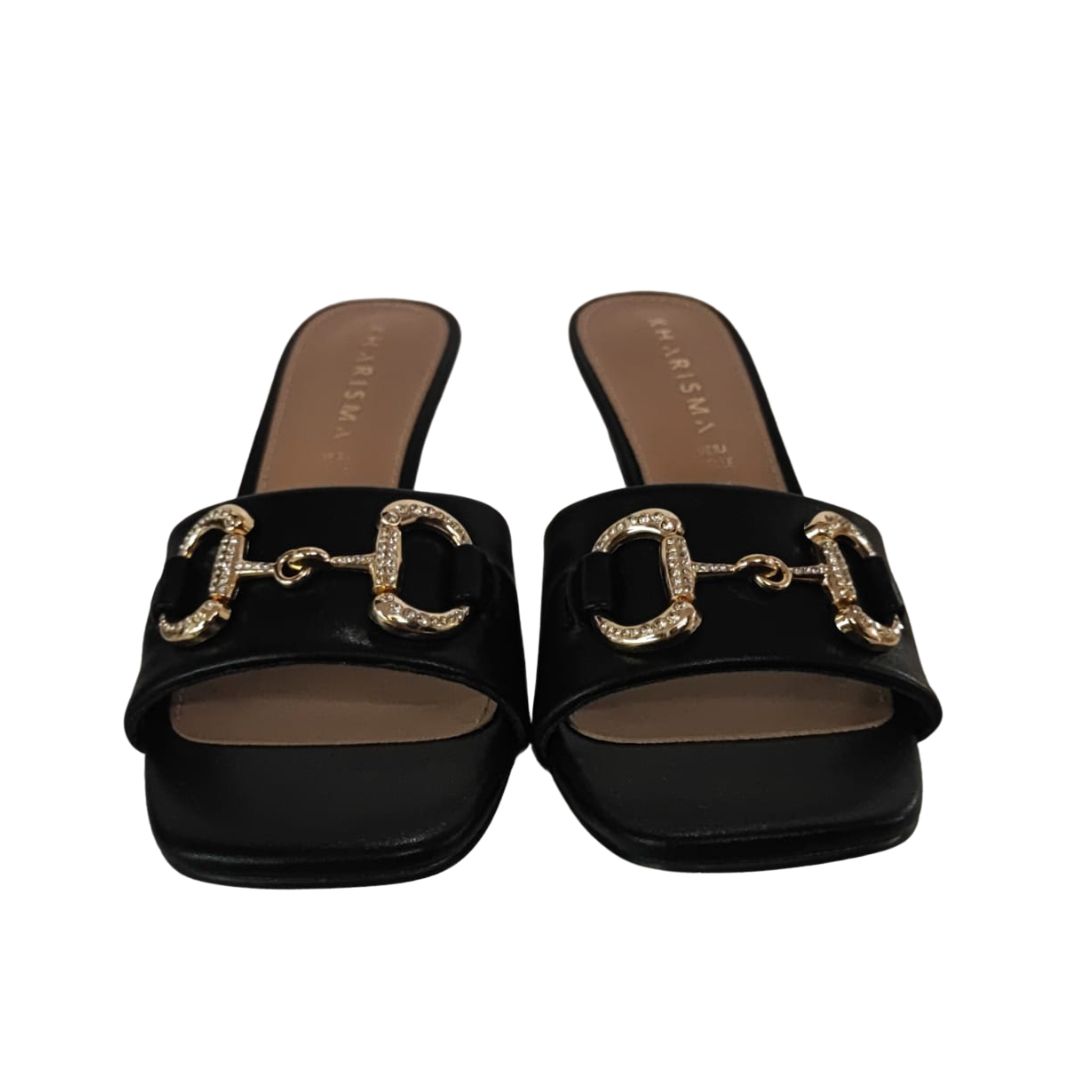 Kharisma - Sandalo mules soft nero
