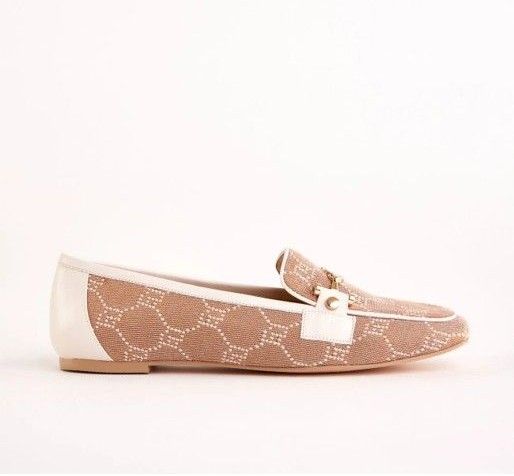 Mocassini Jacquard beige