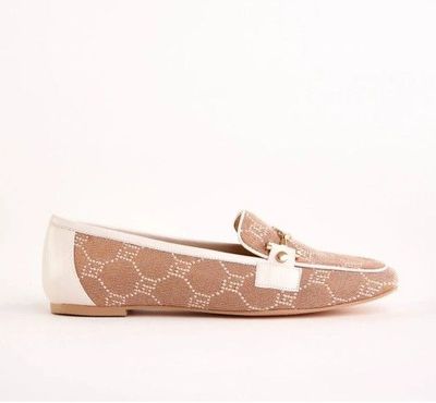 Mocassini Jacquard beige