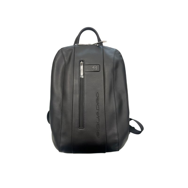 ZAINO PIQUADRO GRIGIO ZIP FRONTALE