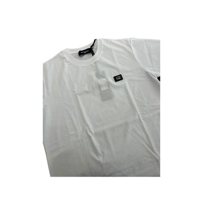 TSHIRT UOMO G2FIRENZE BIANCA LOGO NERO