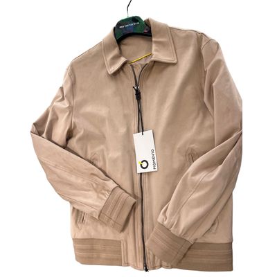 BOMBER ECOSUEDE BEIGE UOMO PIGMENTO