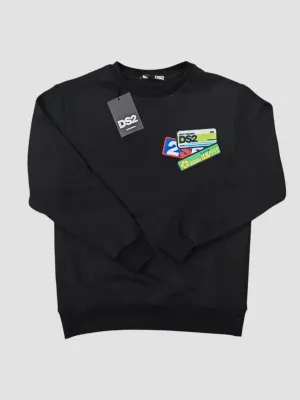 DS2 - felpa nera uomo