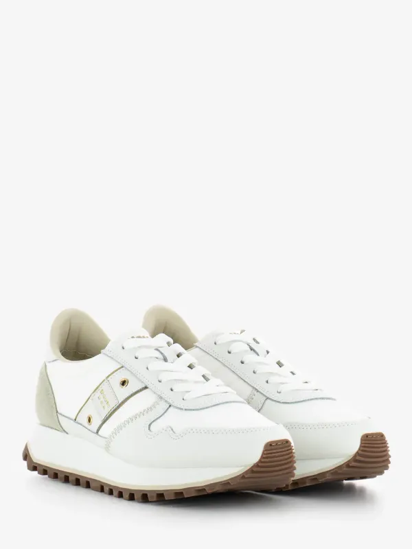 Sneakers Blauer White-Cream donna
