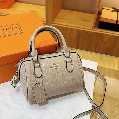 Mini Rowan Bag 3D Signature Canvas - Apricot