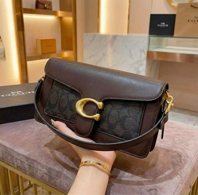 Tabby Bag Coated Canvas - Brown