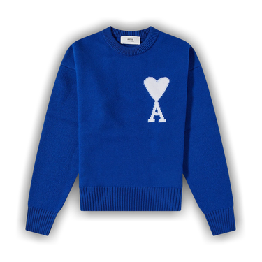 Ami Paris Wool Sweater - Blue