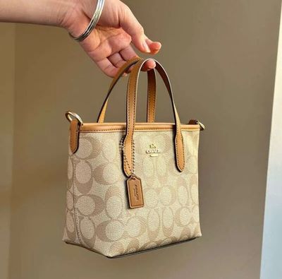 Mini City Tote Bag - Light Brown