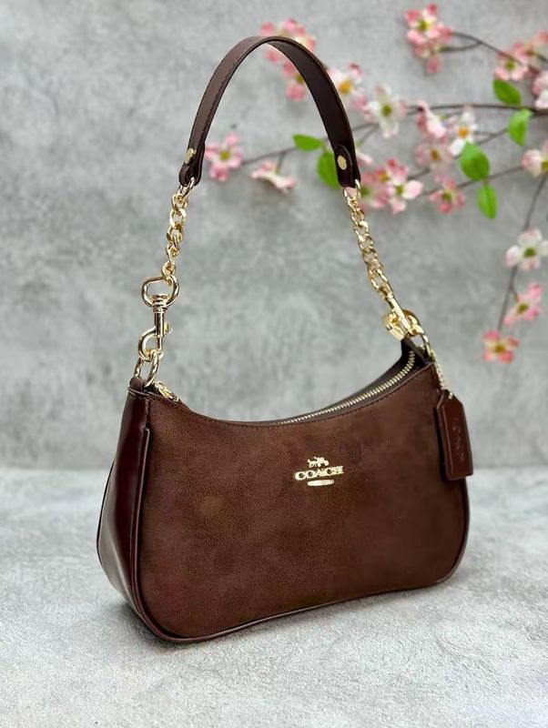 Suede Teri Bag - Brown