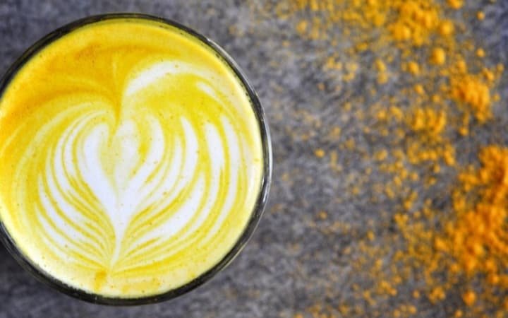 Copper Cup Golden Latte