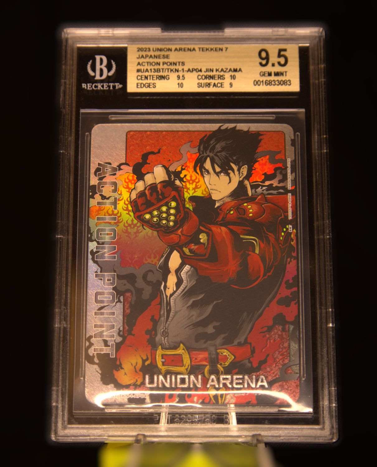 BGS 9.5, UA13BT/TKN-1-AP04, Jin Kazama AP (JAP)
