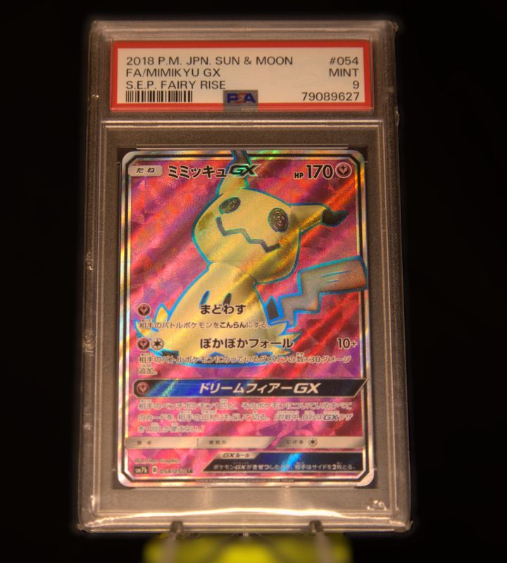 PSA 9, sm7b-054, Mimikyu GX, Sun&amp;Moon, (JAP)