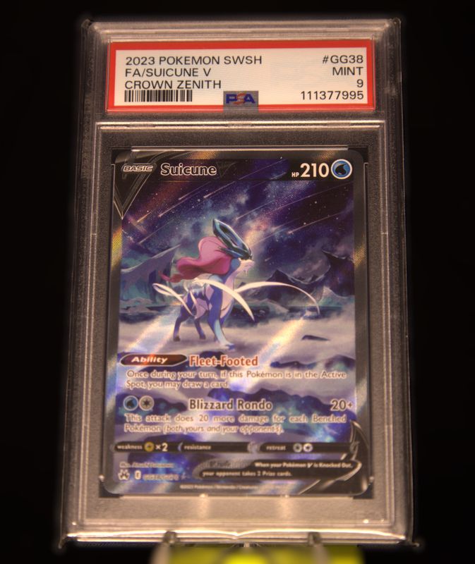 PSA 9, CRZ-GG38, Suicune V, (JAP)
