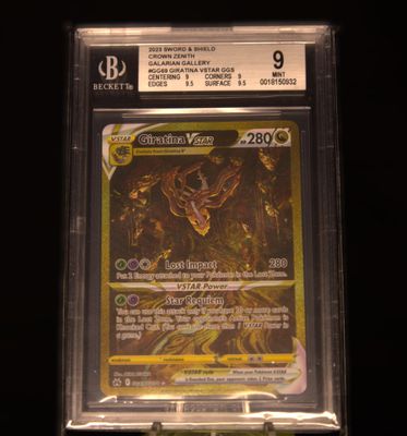 BGS 9, CRZ-GG69, Giratina VStar Gold, (ENG)