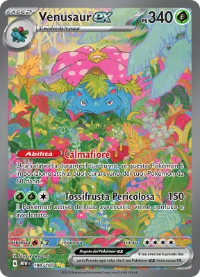 Venusaur ex 198/165 SAR - SV2a Pokémon 151 (Italian)
