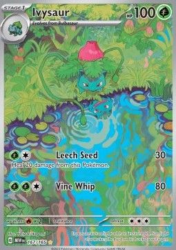 Ivysaur 167/165 Illustration Rare - Scarlet &amp; Violet: 151 (English)