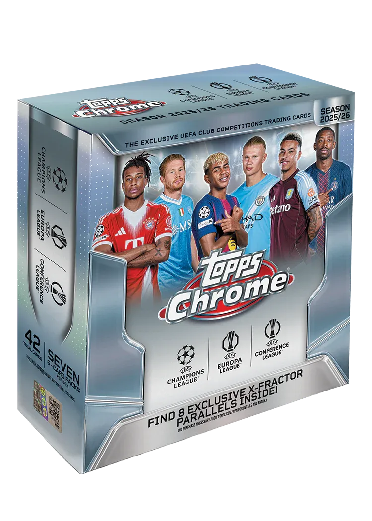 Mega Box UCC Chrome 2025-26 | Topps Europe