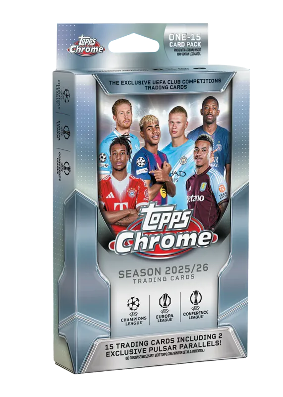 Hanger Box UCC Chrome 2025-26 | Topps Europe