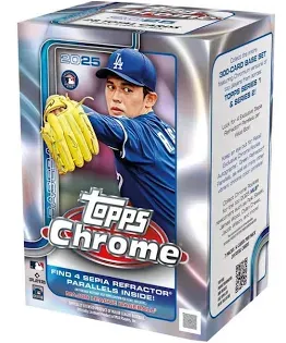 2025 Topps Chrome baseball Value box