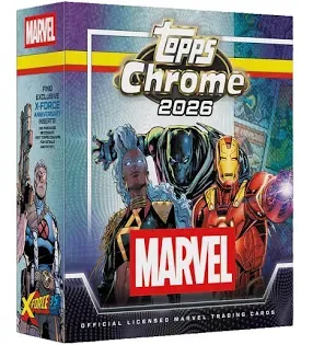 2026 Topps Chrome Marvel Mega Box