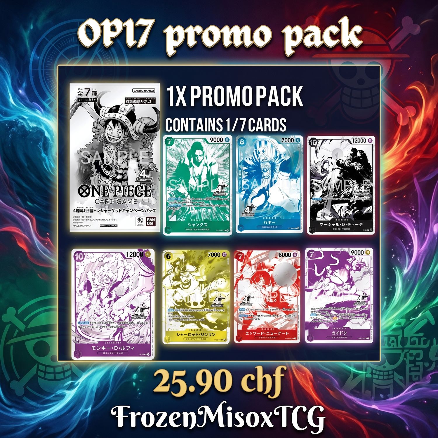 One Piece - 4th Anniversary Treasure Campaign Promo Pack