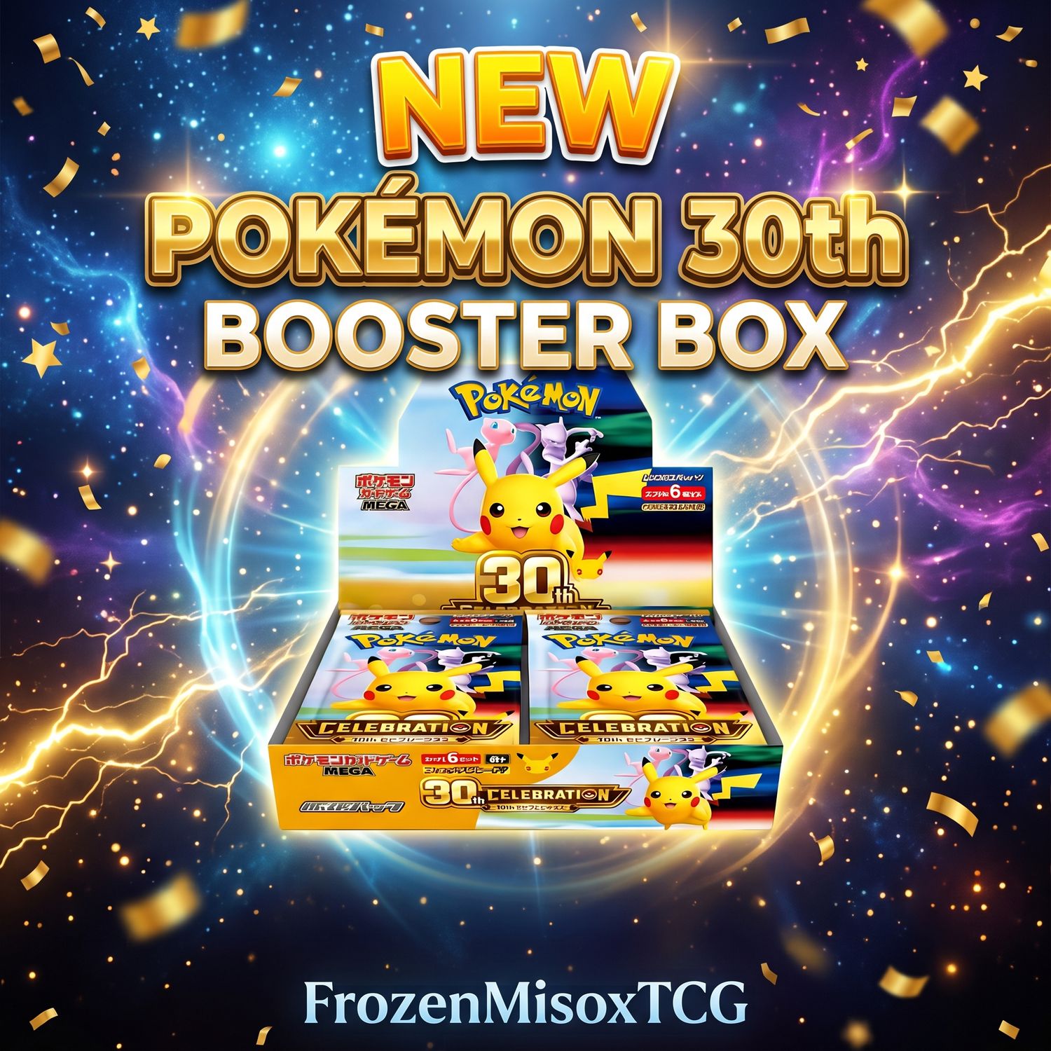 Pokémon TCG MEGA 30th CELEBRATION Japanese Booster Box
