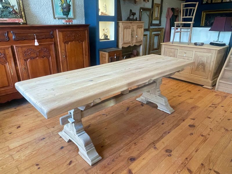 Table type monastère - chêne massif