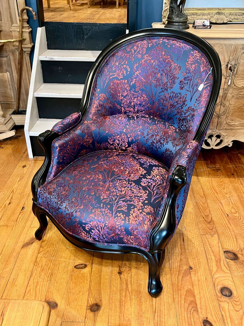 Fauteuil Bergère crapaud Louis Philippe Fauteuil Bergère crapaud Louis Philippe