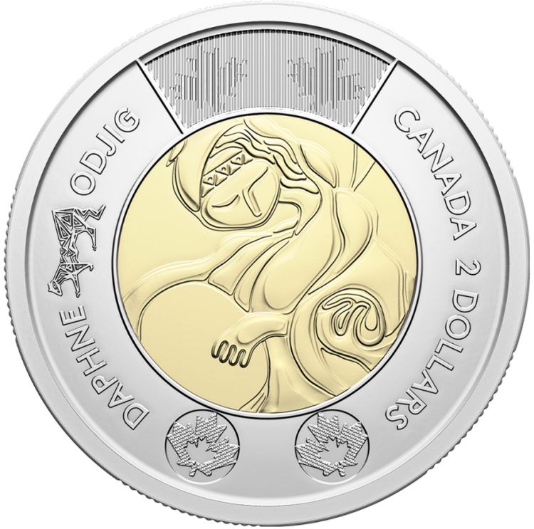 2025 - $2 – Célébrons la vie et l'œuvre de Daphne Odjig (version non colorée)