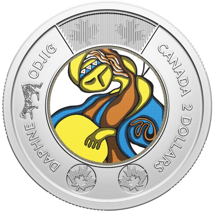 2025 – $2 - Célébrons la vie et l'œuvre de Daphne Odjig (version colorée)