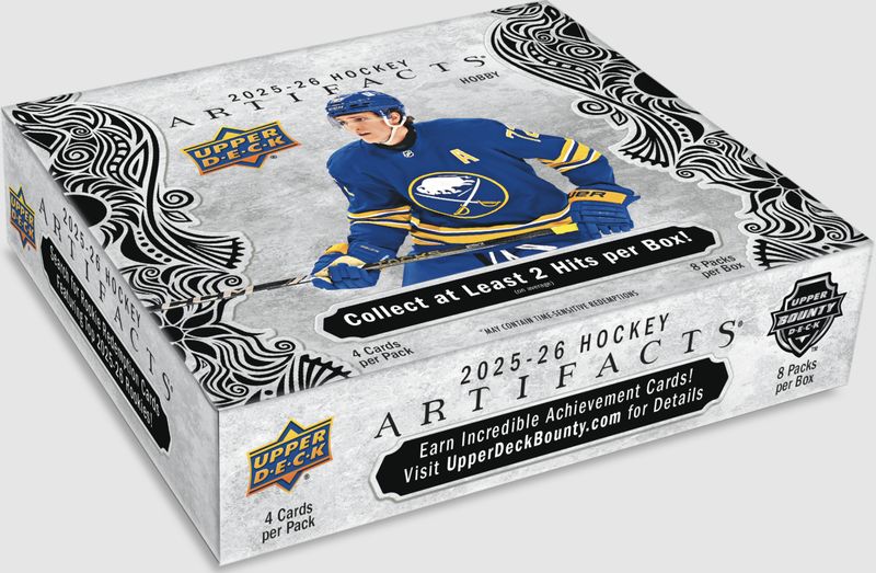 2025-26 Upper Deck Hockey Artifacts Hobby Box DISPONIBLE EN BOUTIQUE en « Stock » , PAR COURRIEL OU PAR TÉLÉPHONE