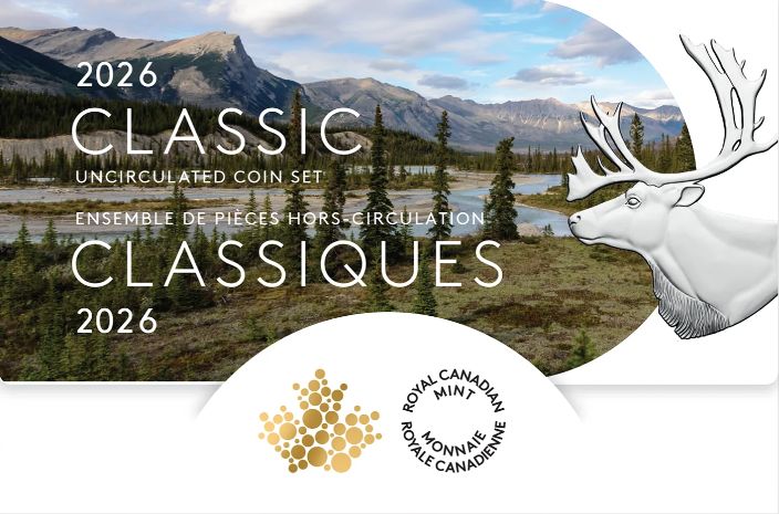 2026 - Ensemble hors-circulation de pièces classiques du Canada