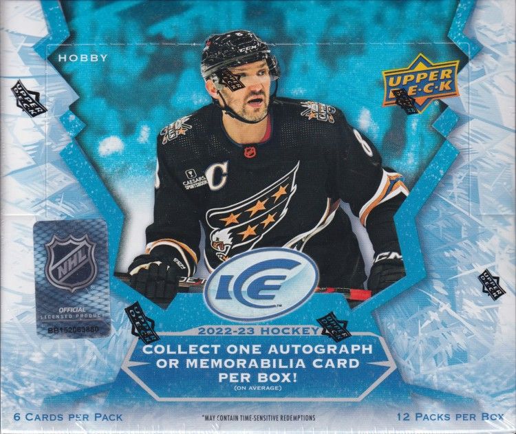 2022-23 Upper Deck Ice Hockey Hobby Box