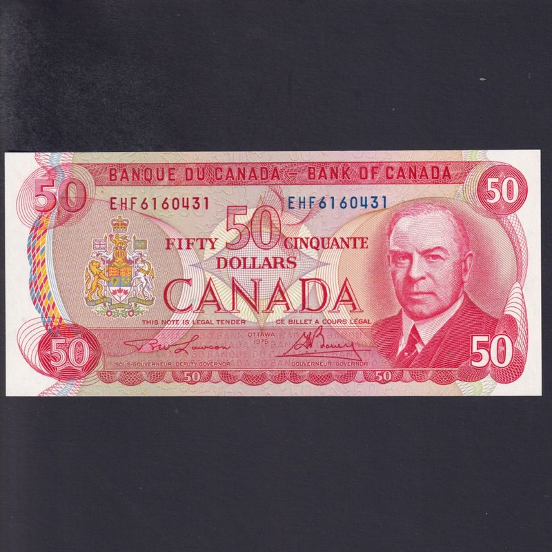 1975 Canada 50 Dollars Lawson Bouey EHF UNC