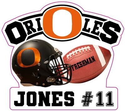 Orioles Football yard sign