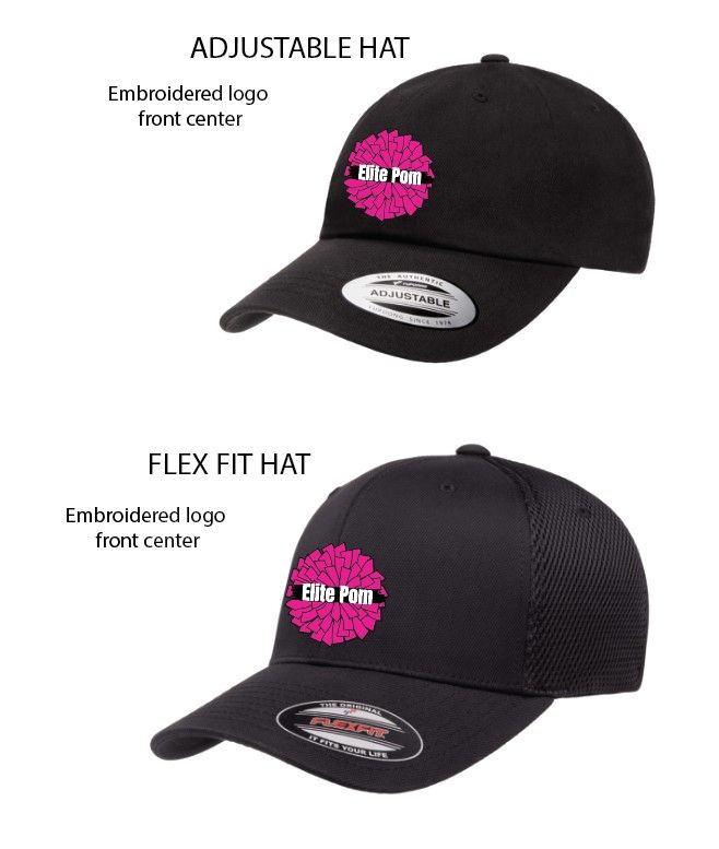 Elite Pom Embroidered Hat