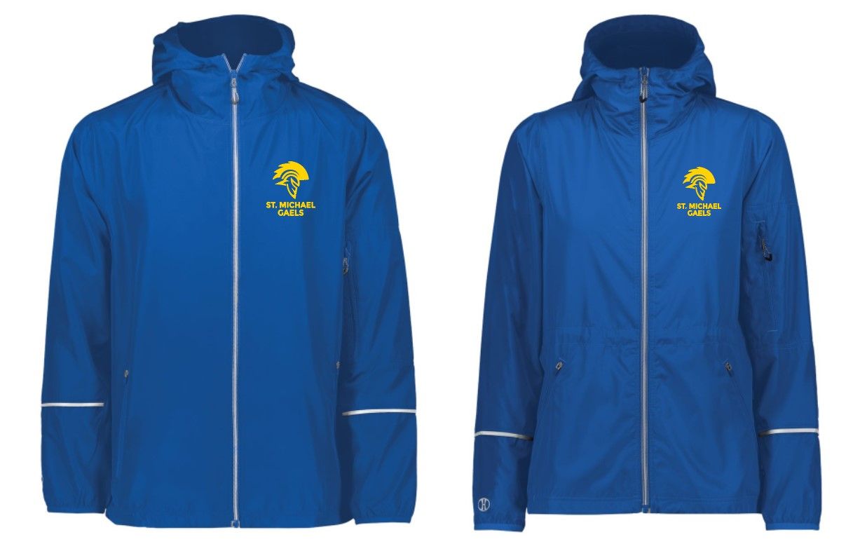 Packable Hooded Rain Jacket