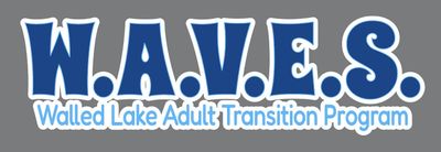 WAVES Words Car Decal